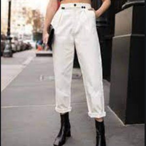 The Drop Laurie Ferraro Pleated High Waist Pant